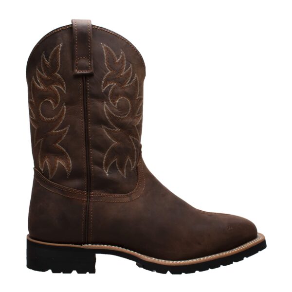 Men's 12" Steel Toe Work Western Brown - Image 2