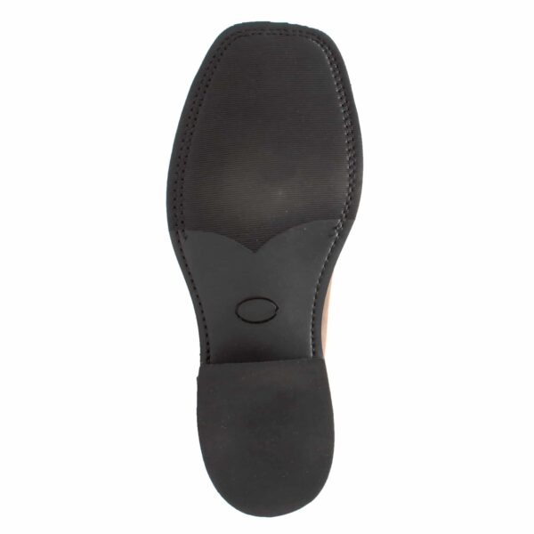 Men's 12" Work Western Square Toe Black/Brown - Image 5