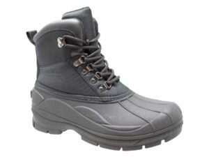 Men's Durable Nylon Winter Boots Lace Black