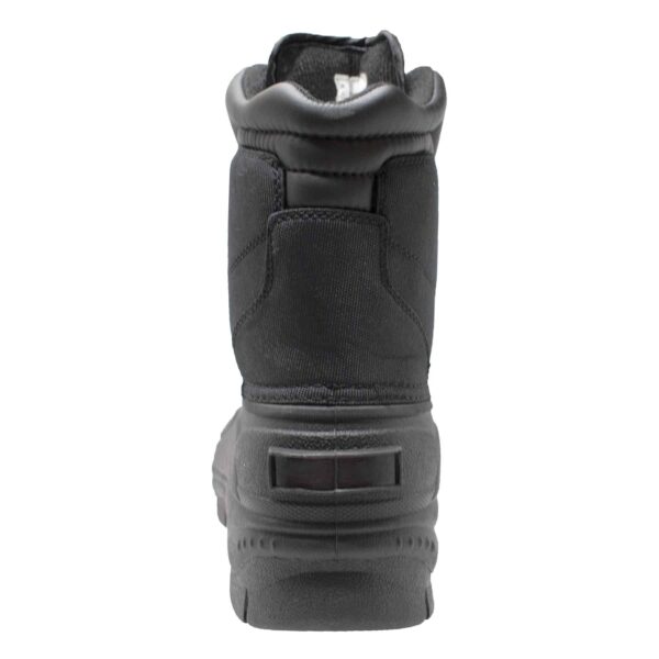 Men's Durable Nylon Winter Boots Zipper Black - Image 4
