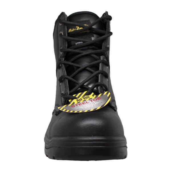 Men's 6" Steel Toe Work Boot Black - Image 3