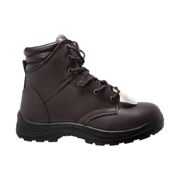 Men's 6" Steel Toe Work Boot Brown - Image 2