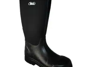 Men's 16" Black Rubber Boot - Soft Toe 9913SF