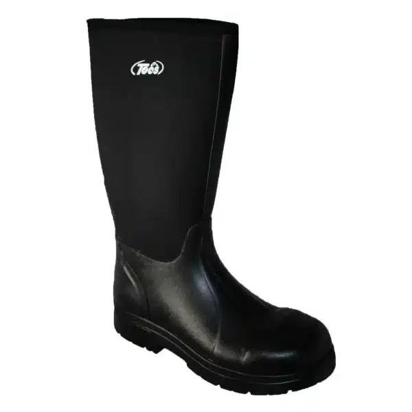 Men's 16" Black Rubber Boot - Steel Toe 9913