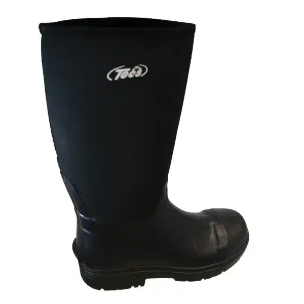Men's 16" Black Rubber Boot - Steel Toe 9913 - Image 2