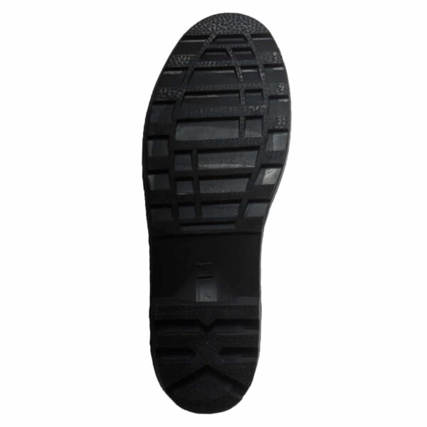 Men's Expandable Calf Rubber Boot Black - Image 5
