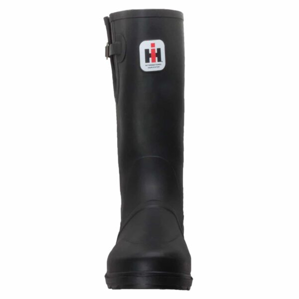Men's Expandable Calf Rubber Boot Black - Image 3