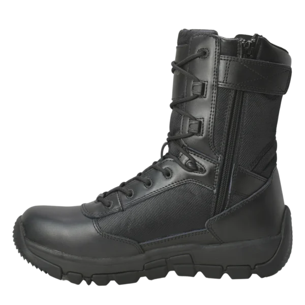 Urban PDU - Men's 9" Black Tactical Boot w/ Side Zipper - KT1004 - Image 5