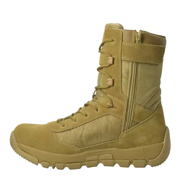 Sandbox - Men's 9" Coyote Suede Tactical Boot w/ Side Zipper & Composite Toe- KT1005 - Image 5