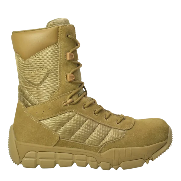 Sandbox - Men's 9" Coyote Suede Tactical Boot w/ Side Zipper & Composite Toe- KT1005 - Image 6