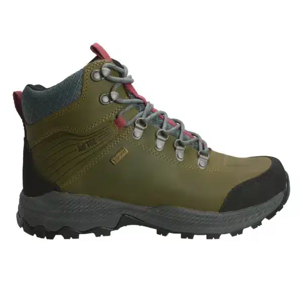 Men's 6" Waterproof Olive Leather Hiking Boot - KT1008 - Image 2